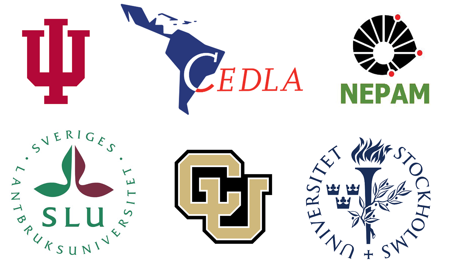 Logos of project institutions associated with the AGENTS (Amazonian Governance to Enable Transformations to Sustainability) project.
